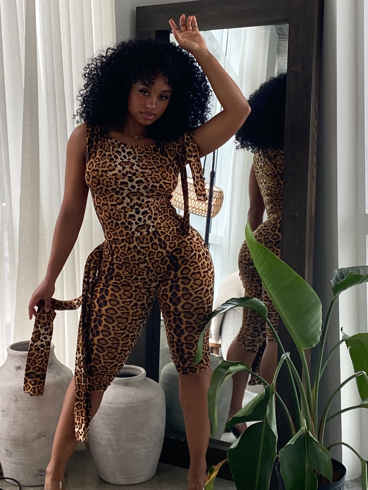 Leopard Leggings Set