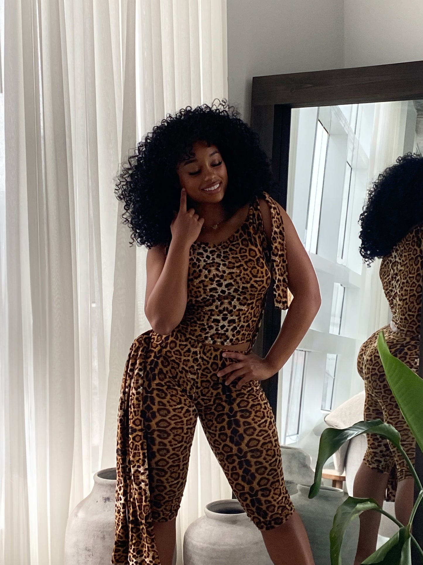 Leopard Leggings Set