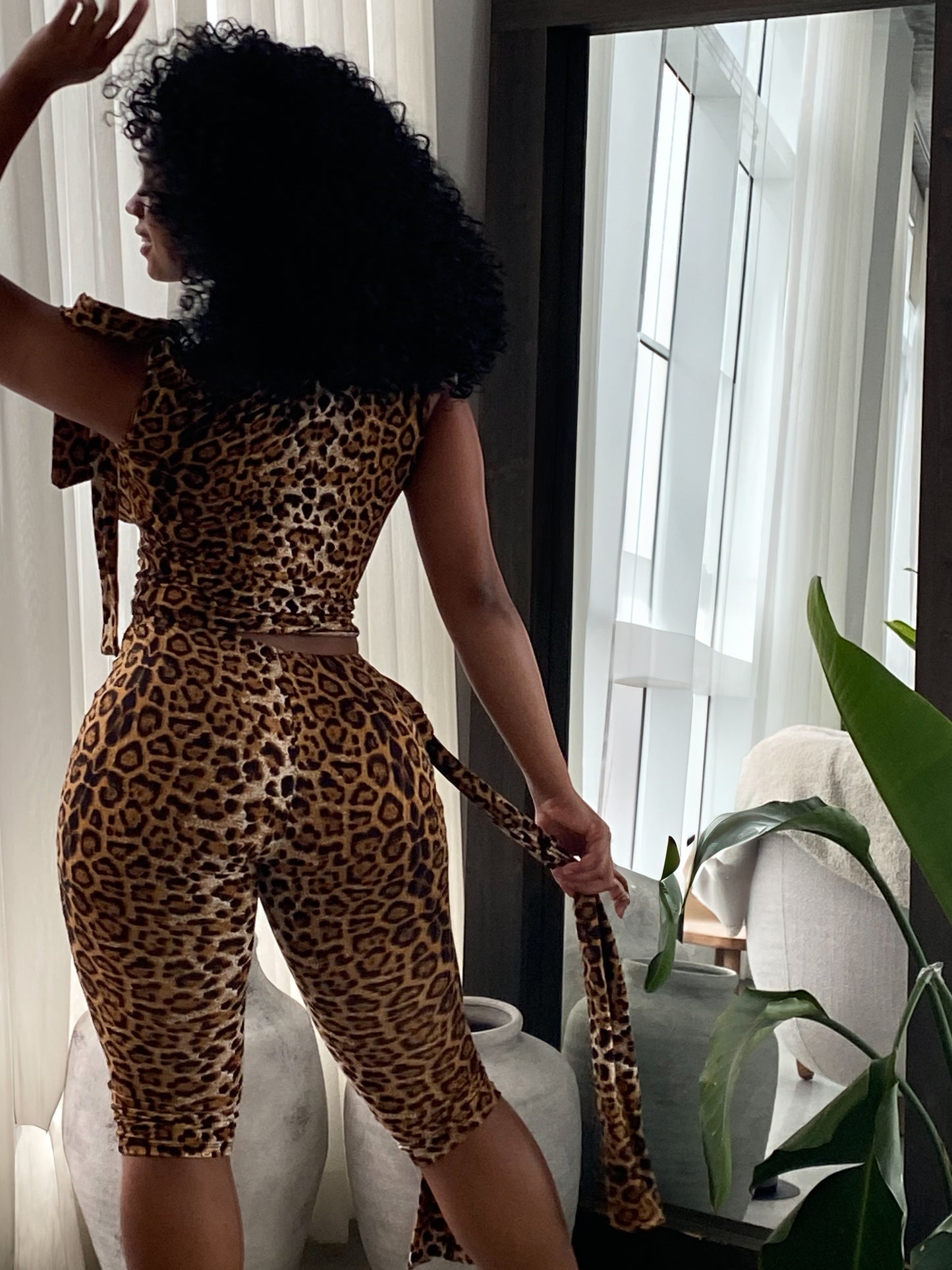 Leopard Leggings Set