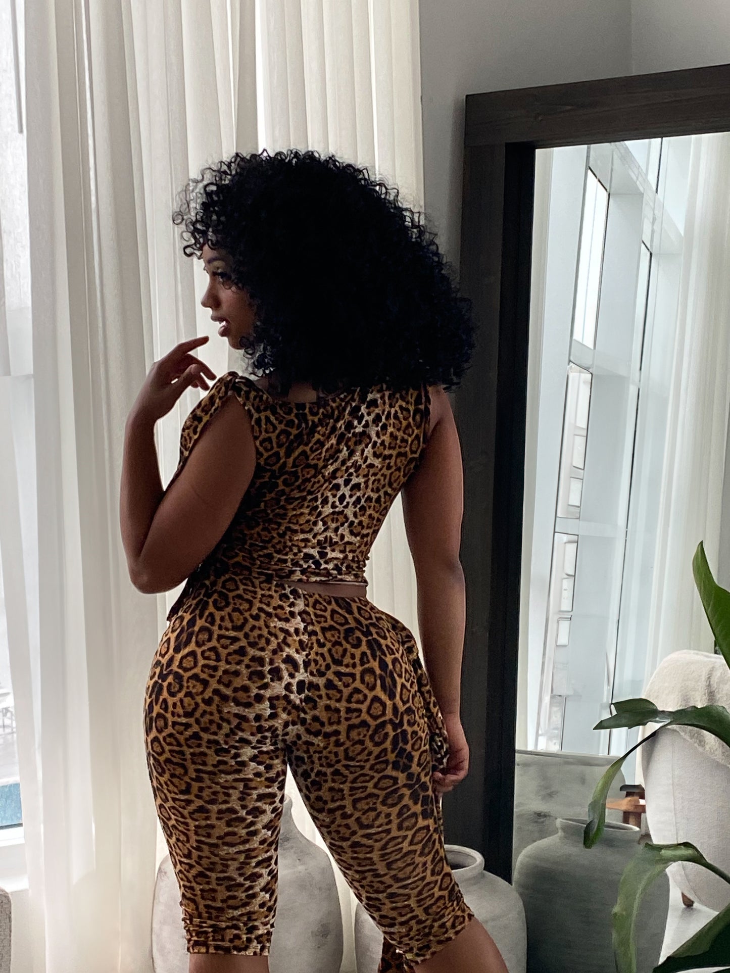 Leopard Leggings Set