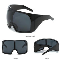 Oversized Luxe Shield Sunglasses