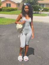 Sleeveless Biker Jumpsuit