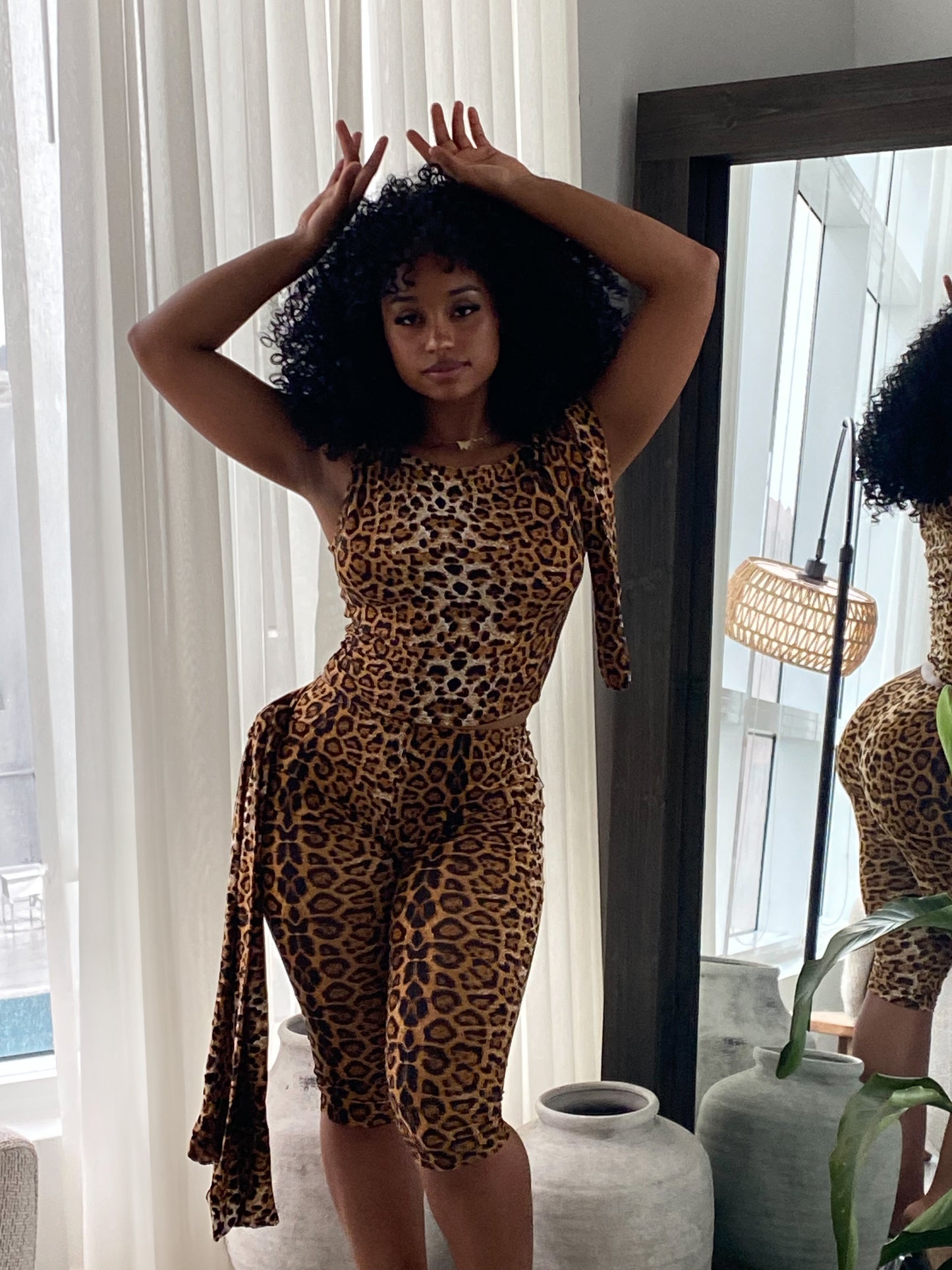 Leopard Leggings Set