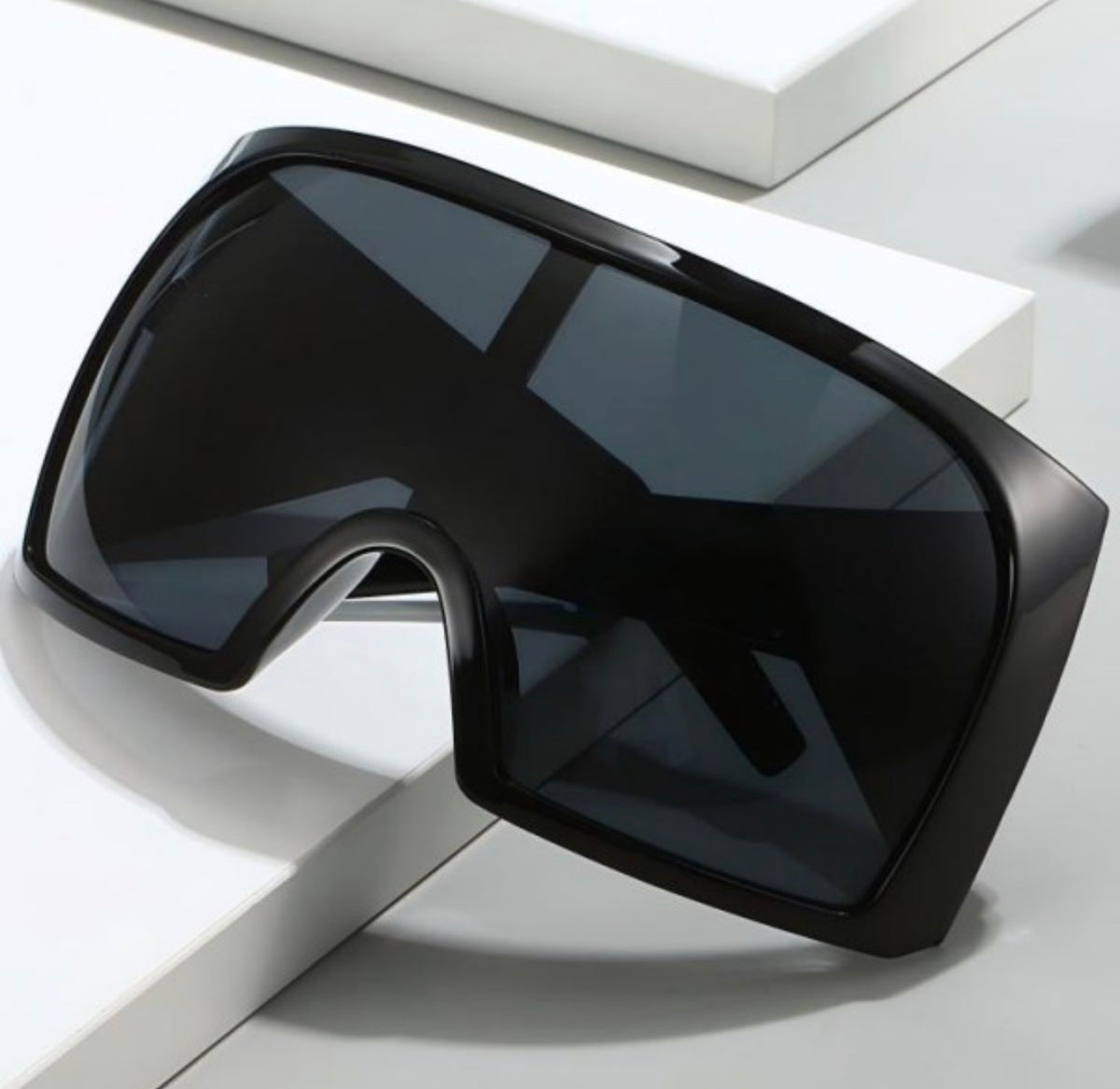 Oversized Luxe Shield Sunglasses