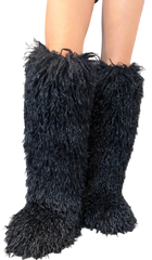 Snow Plush Shaggy Knee-High Boots