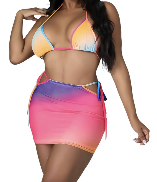 Rainbow Swimsuit Set